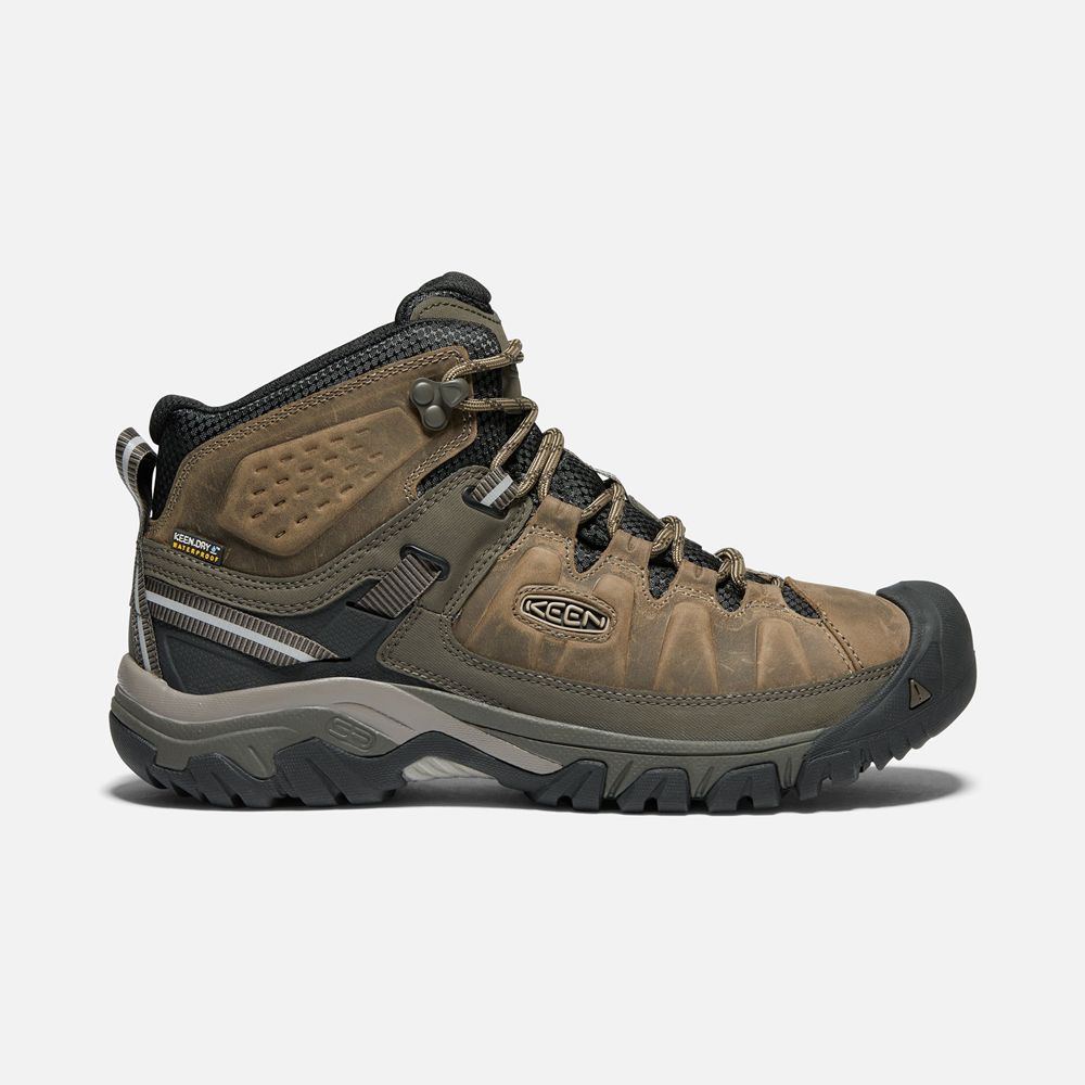 Keen Outdoor Bot Erkek Kahverengi - Targhee Iii Waterproof Mid - Türkiye XSVC50764